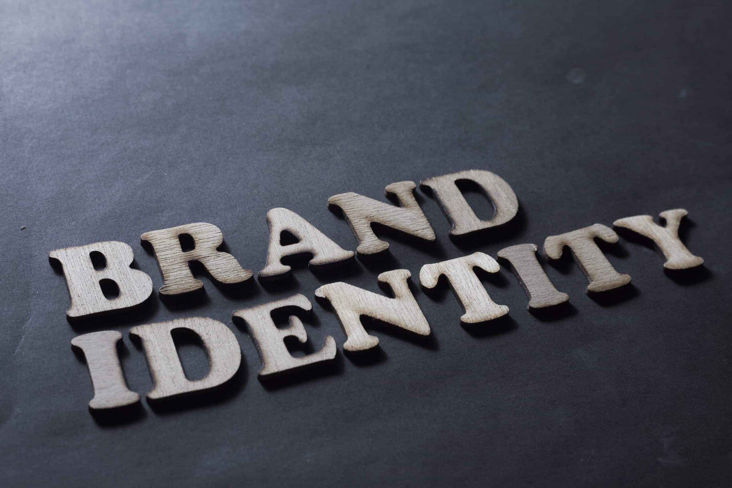brand identity business marketing words typography concept scaled